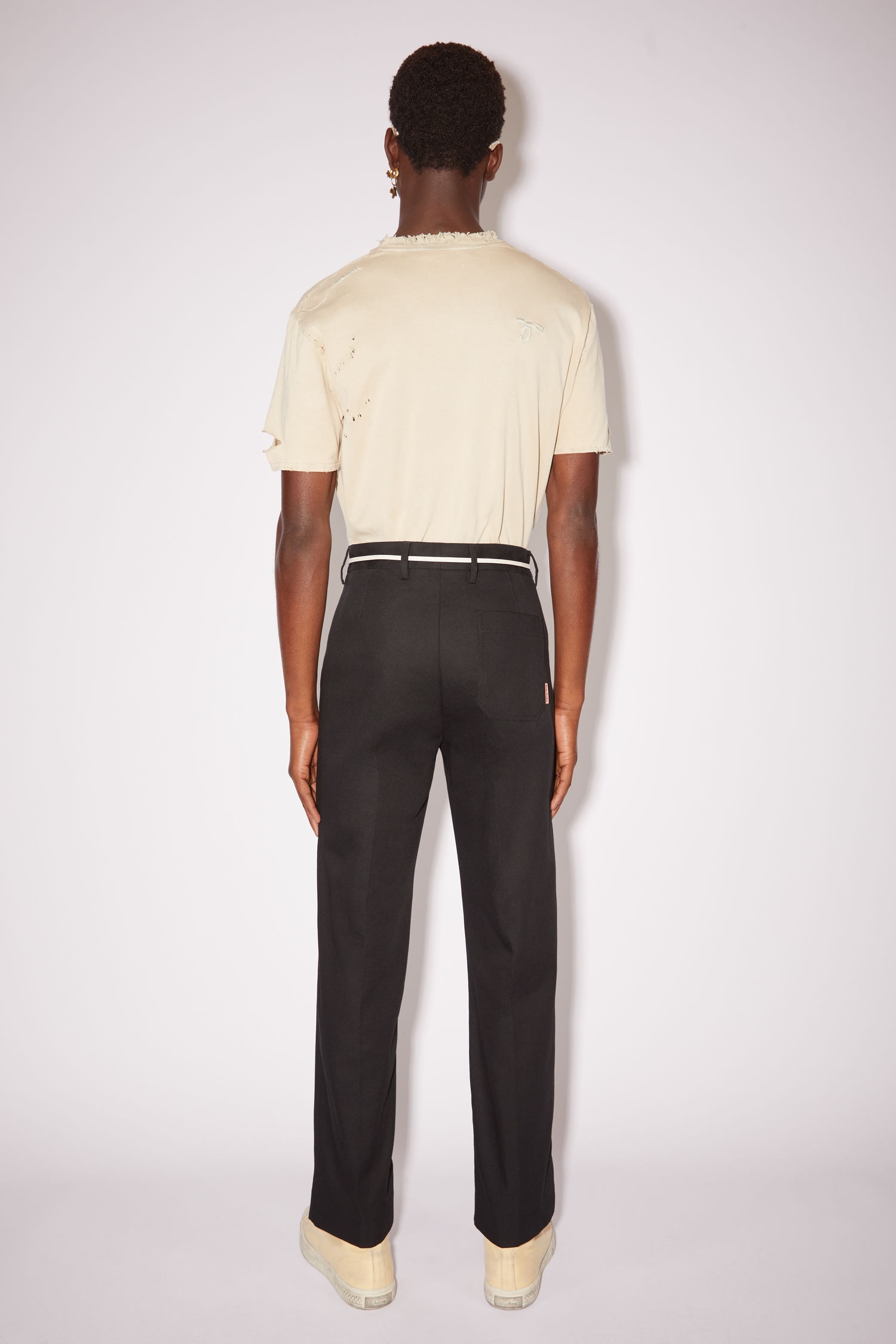 Fitted trousers - Black - 3