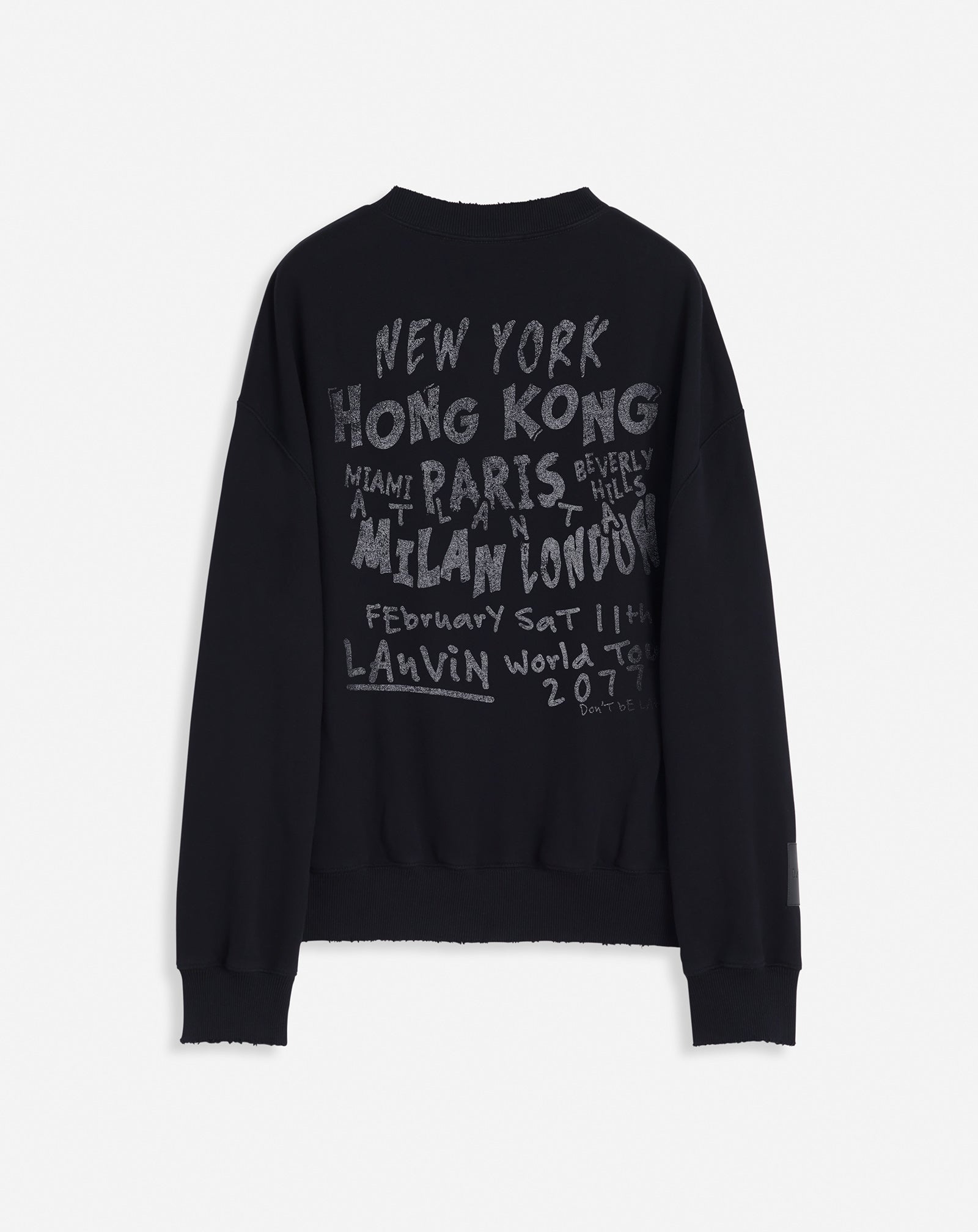 LANVIN X FUTURE LOOSE-FIT PRINTED SWEATSHIRT - 6