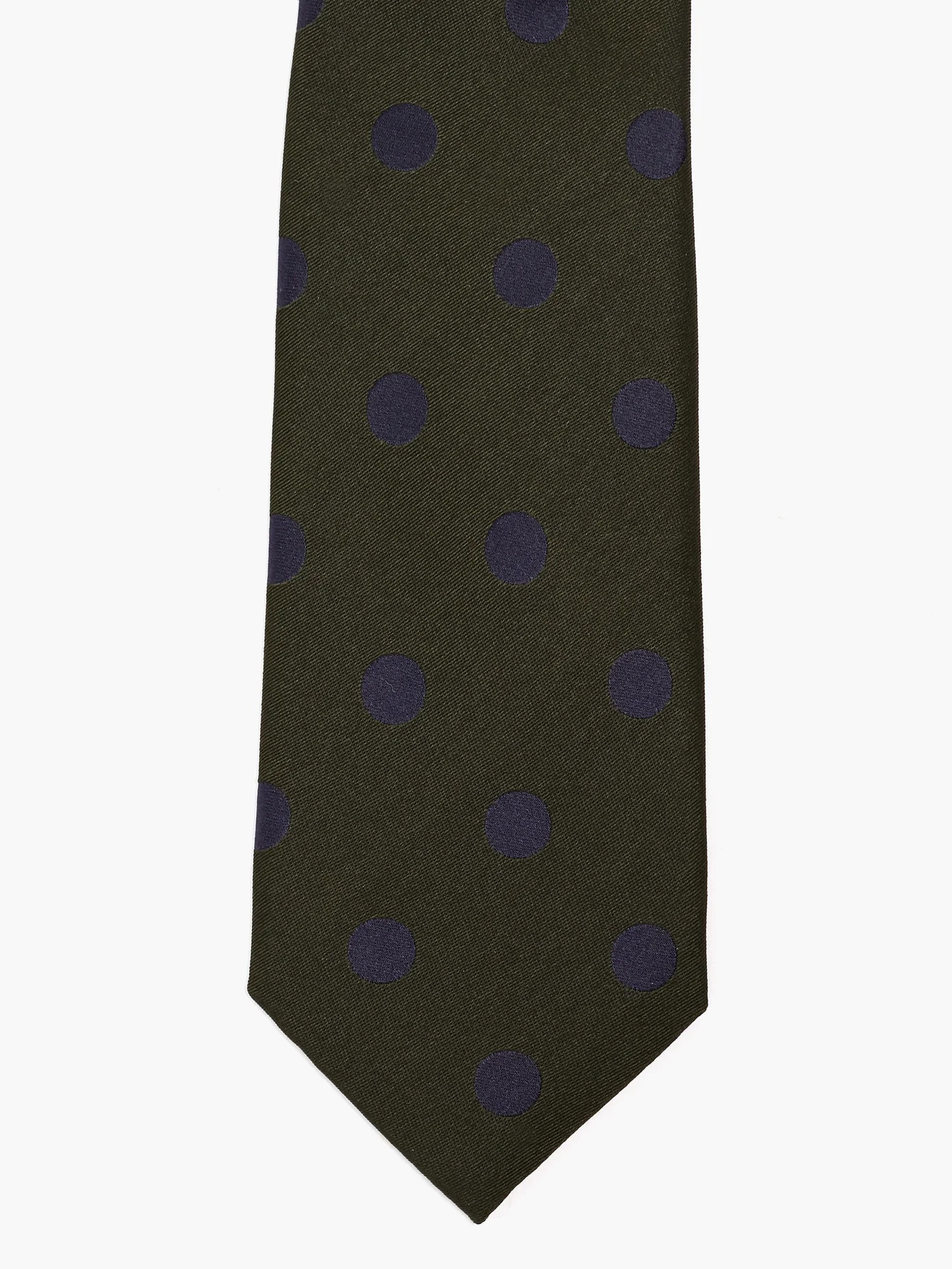 Polka dot-jacquard silk-twill tie - 3