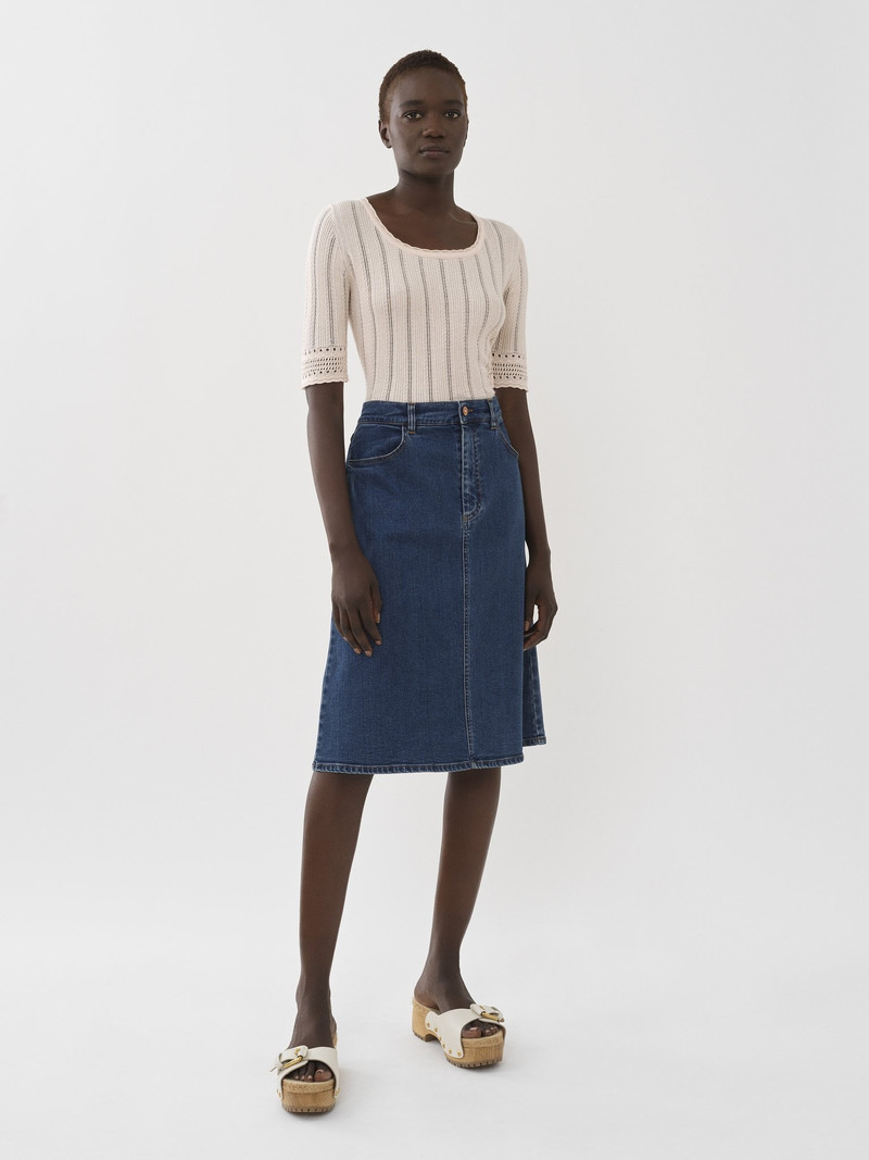 See by Chloé SCOOP-NECK TOP outlook