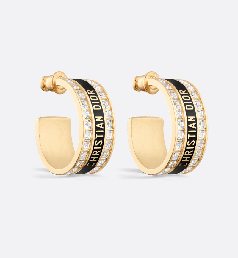 Dior Night Code Hoop Earrings 1