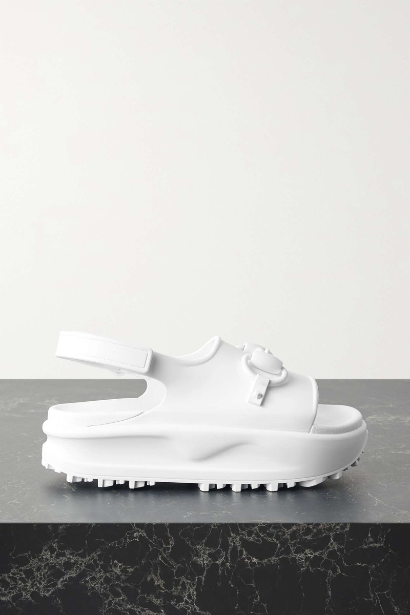 Rubber platform sandals - 1