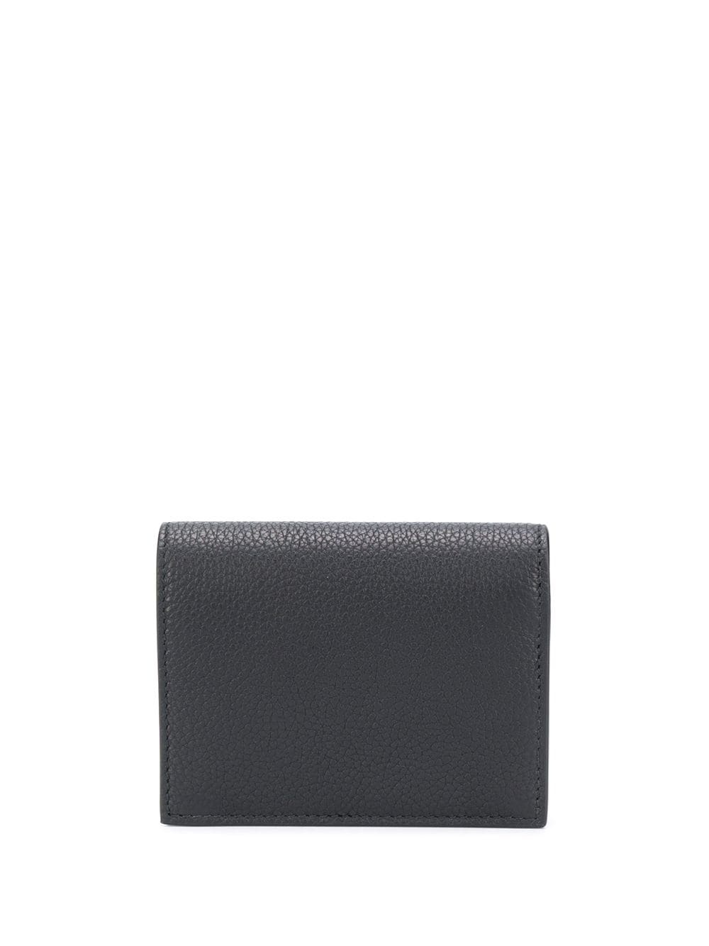 embossed Gancini motif grainy wallet - 2