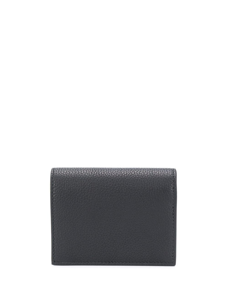 FERRAGAMO embossed Gancini motif grainy wallet outlook