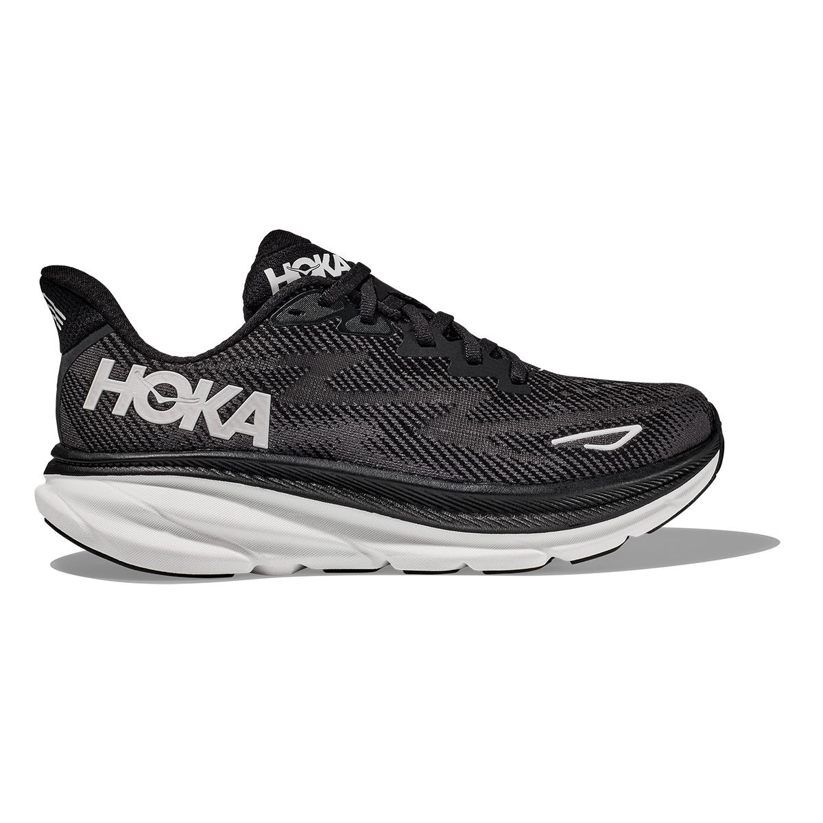 Hoka Clifton 9 - Black - White - 1