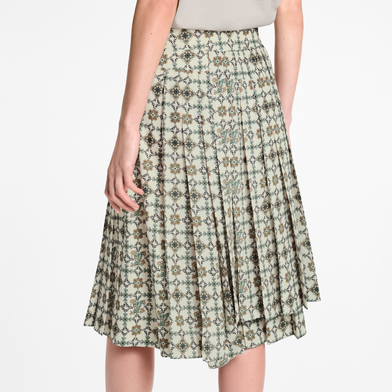 Nouveau Monogram Pleat Skirt 3