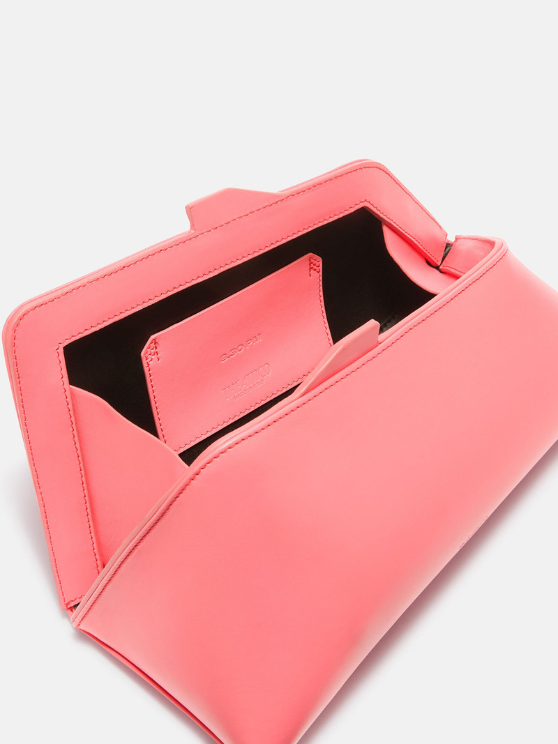 THE ATTICO ''8.30 PM'' CORAL OVERSIZED CLUTCH outlook
