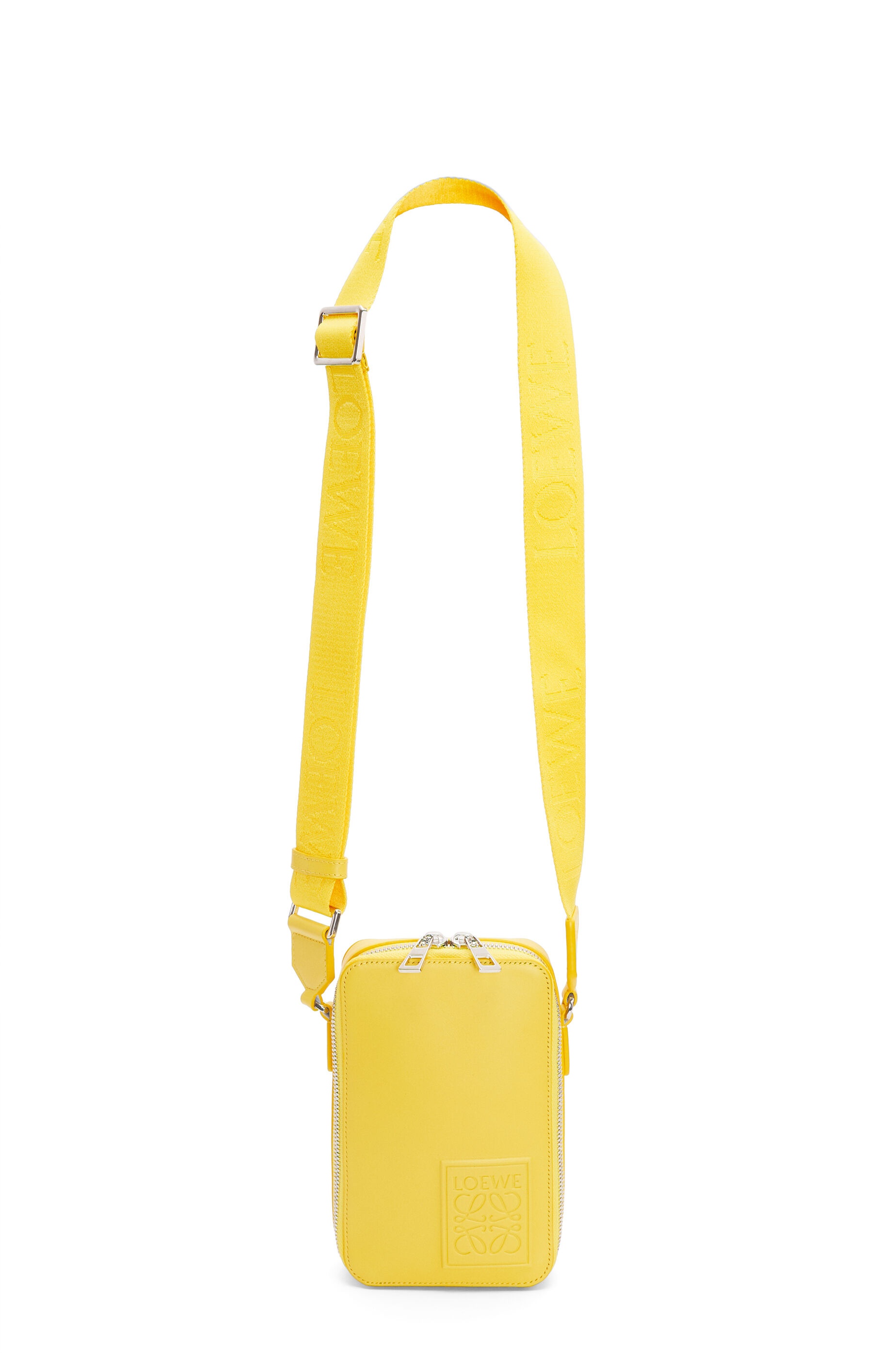 Vertical Crossbody Pocket in satin calfskin - 4