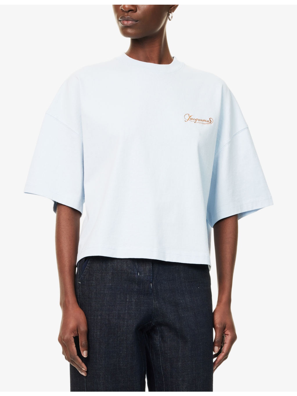 Logo-Embroidered Relaxed-Fit Cotton T-Shirt - 3
