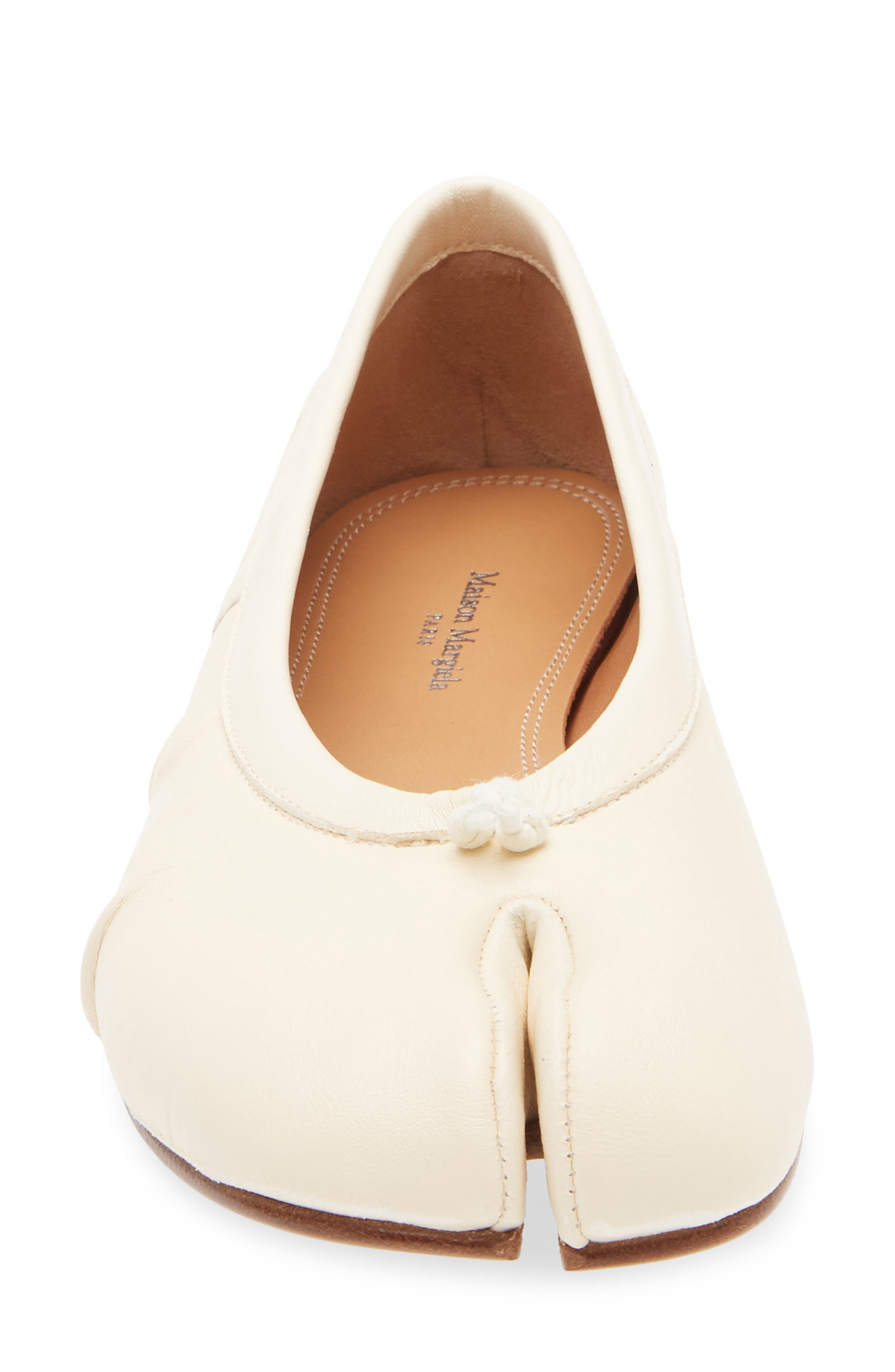 Maison Margiela Tabi Ballerina Flat in White at Nordstrom - 4