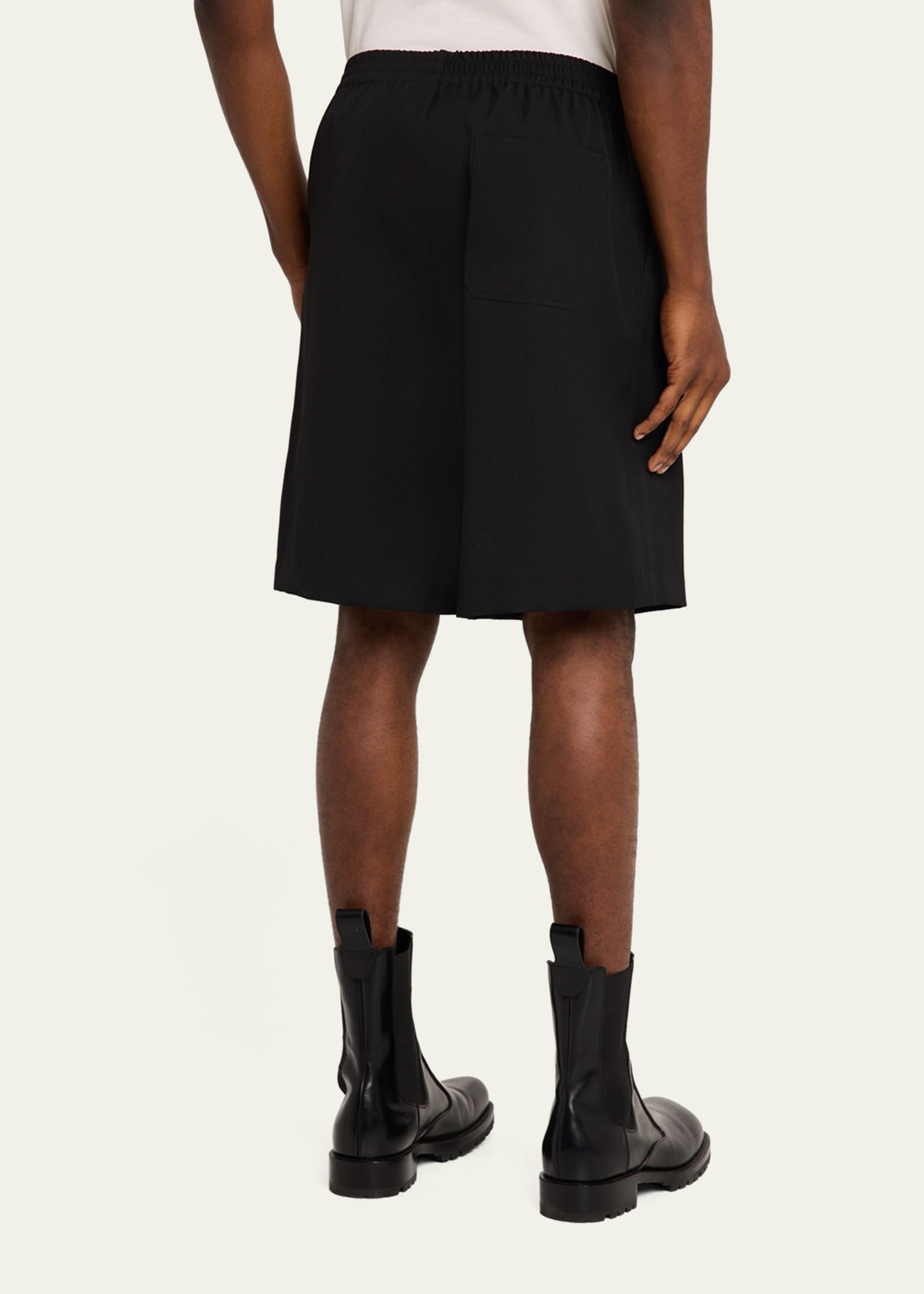 Men's Wool Relaxed Fit Pull-On Shorts - 3