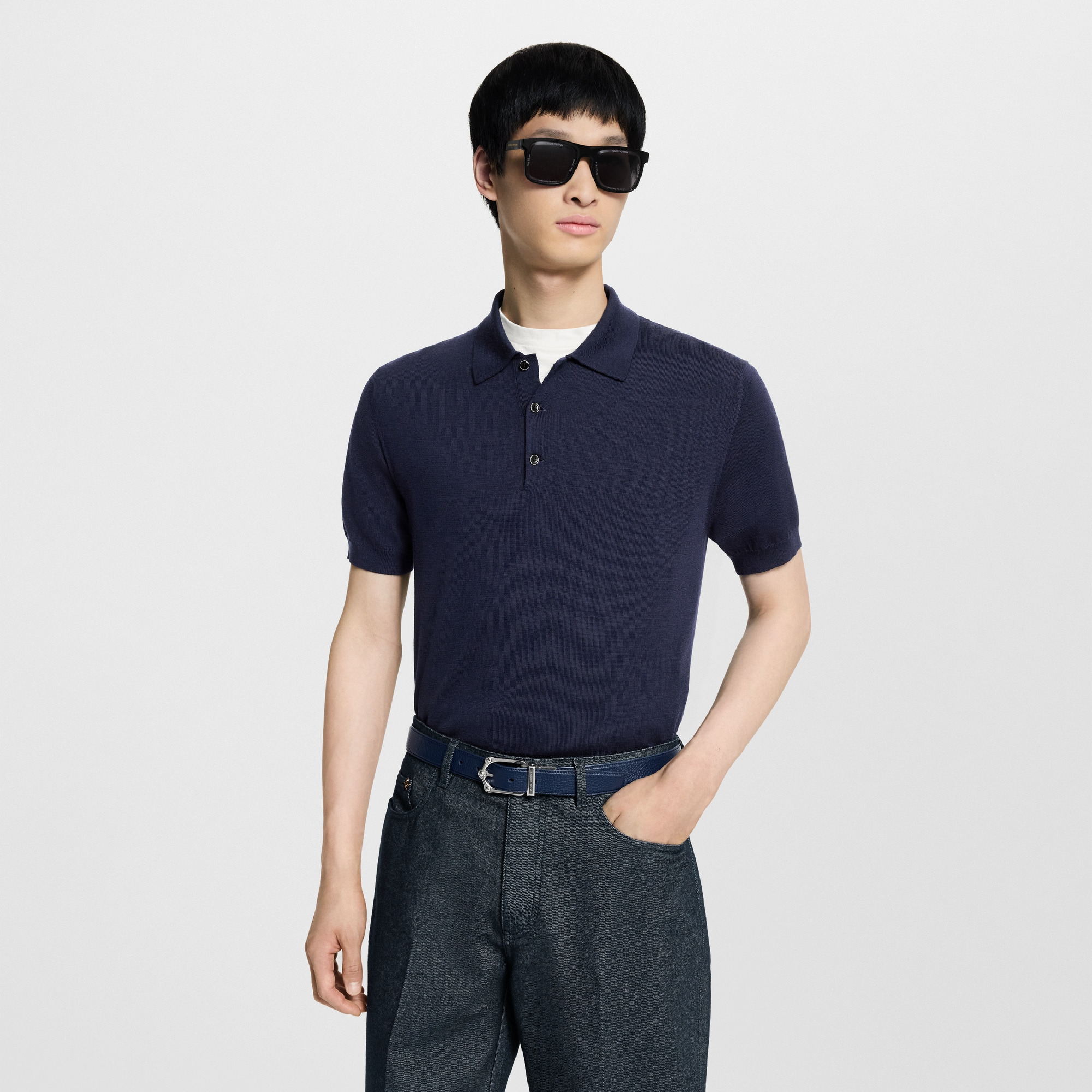 Signature Silk-Blend Short-Sleeved  Polo Shirt - 2