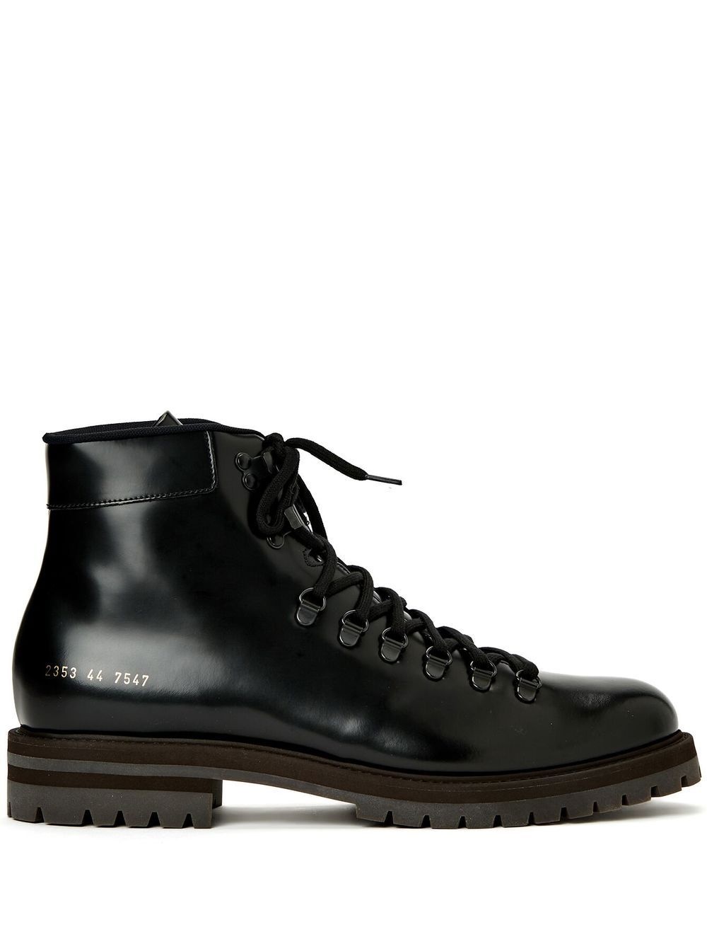 lace-up leather boots - 1
