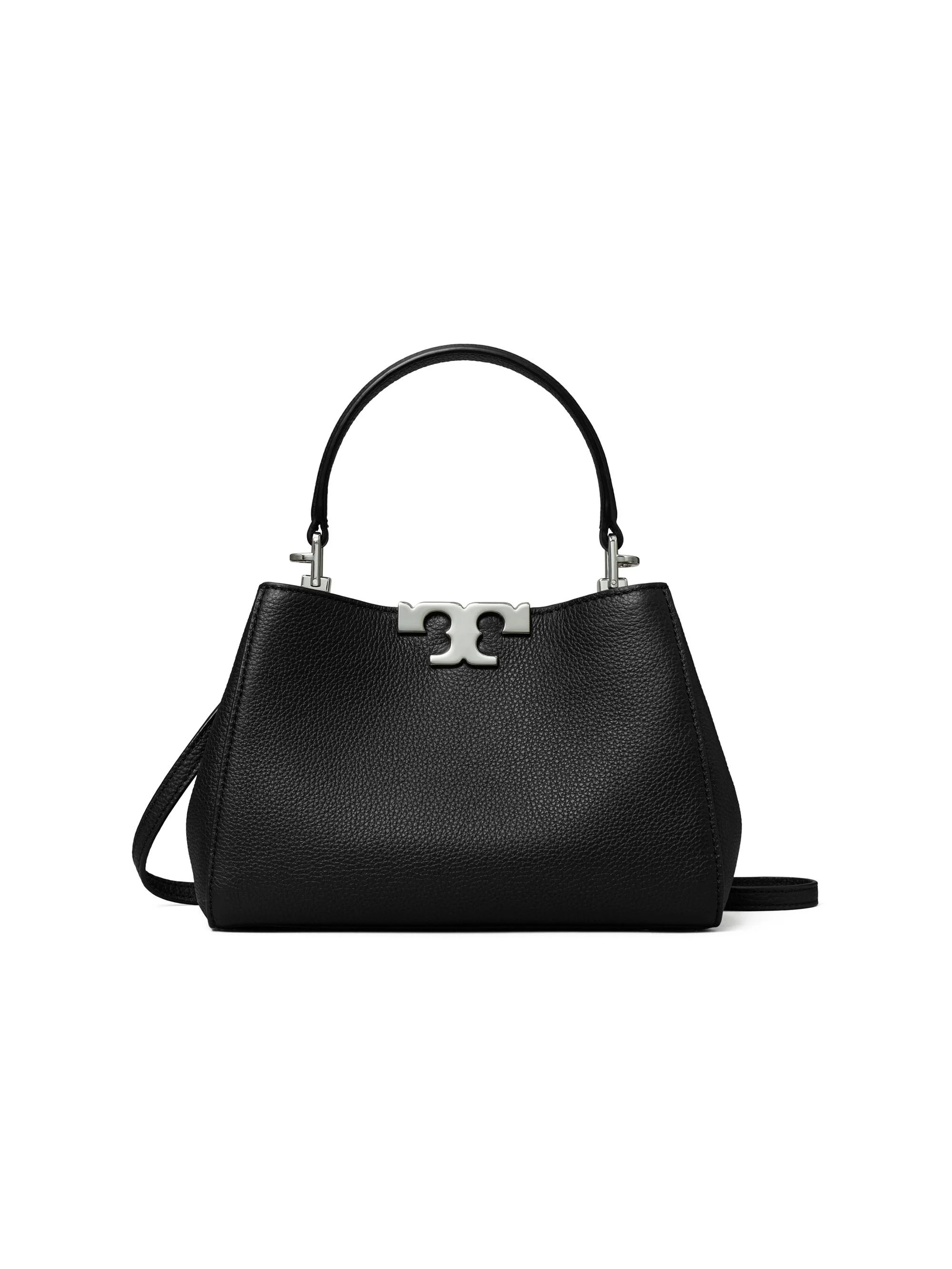 Women's Mini Eleanor Leather Satchel - Black - 1