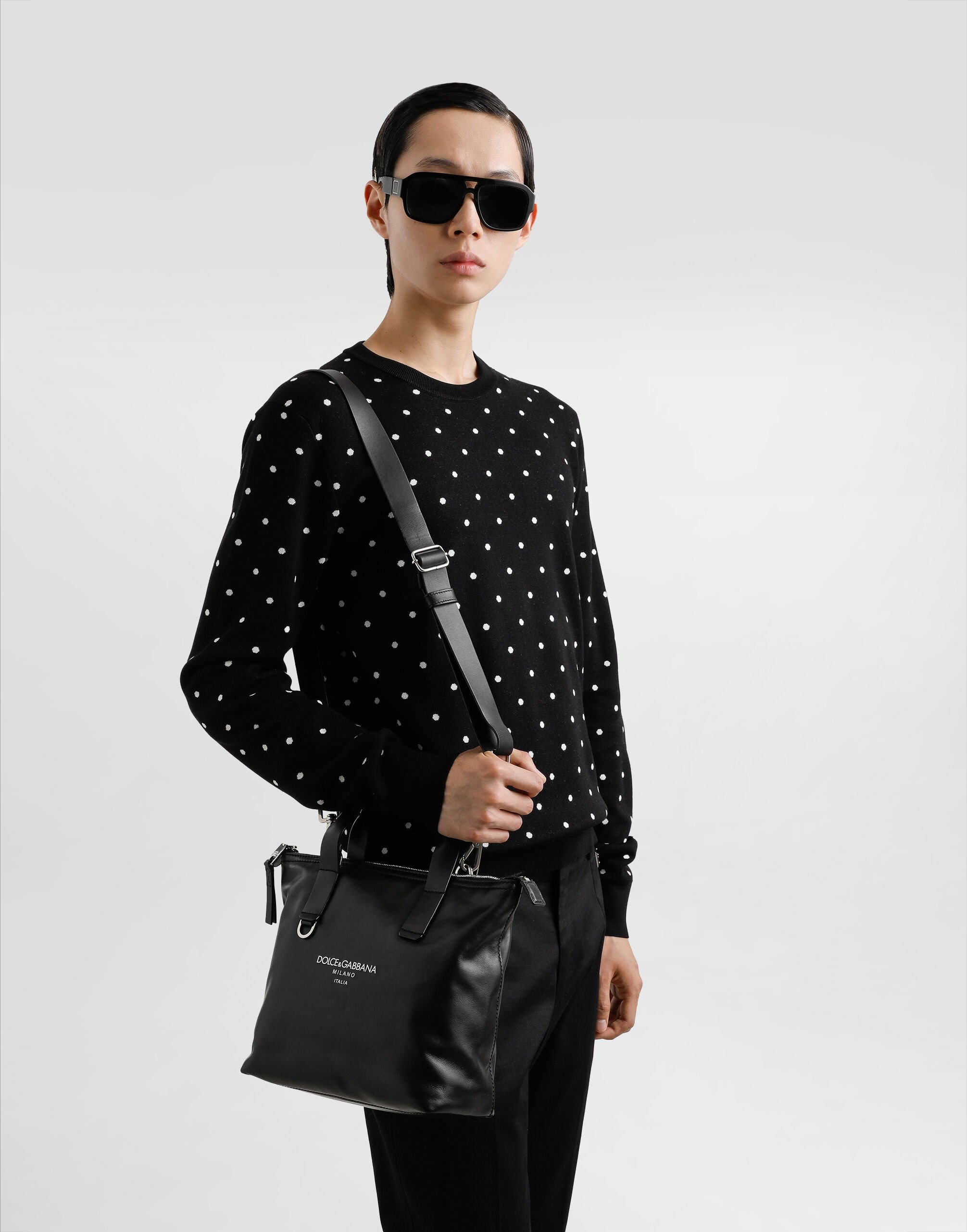 Small calfskin shopper - 8