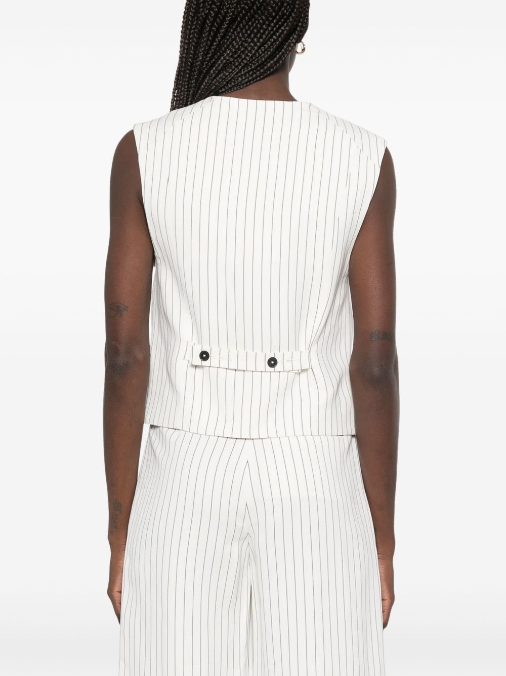 striped waistcoat - 4