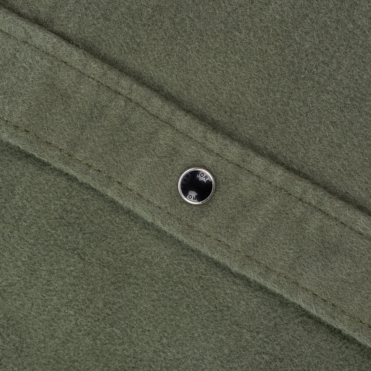 IHSH-330-ODG 9oz Raised Whipcord Western Shirt - Olive - 8