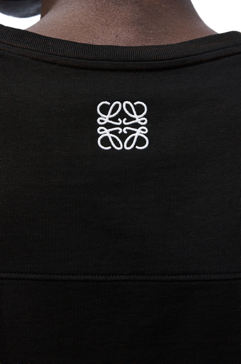 Regular fit T-shirt in cotton and viscose 5