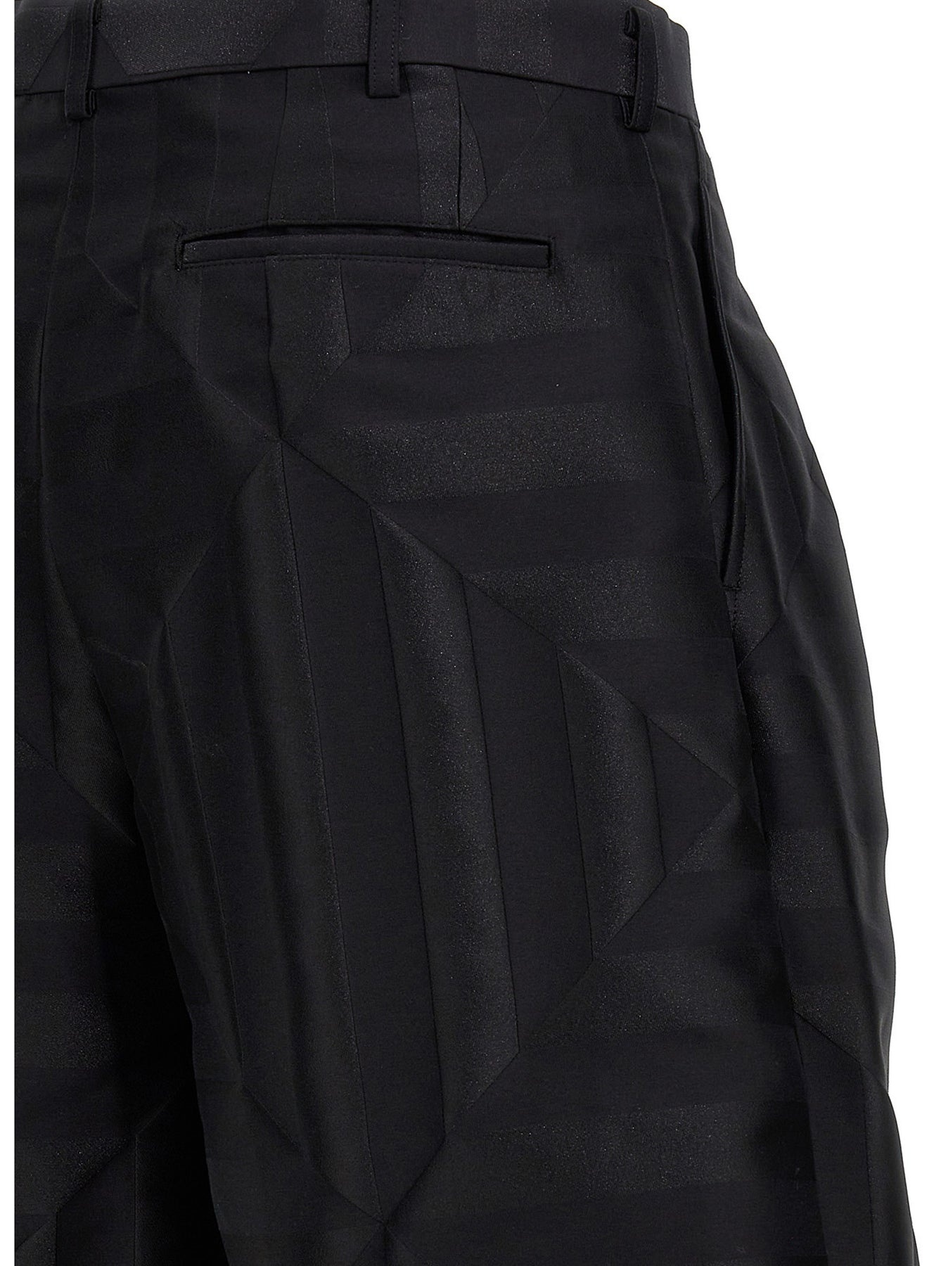 Double front pleats bermuda shorts - 4