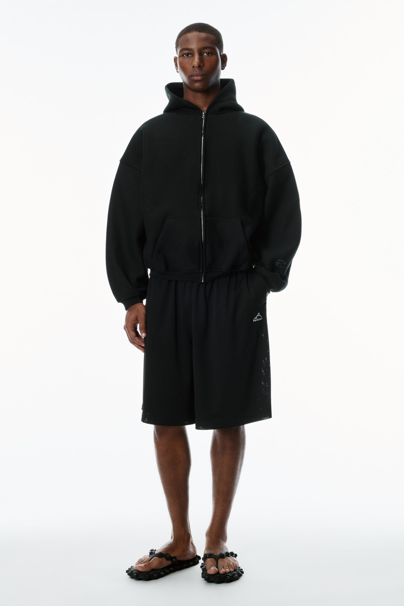STAR ZIP UP HOODIE IN DENSE FLEECE 5