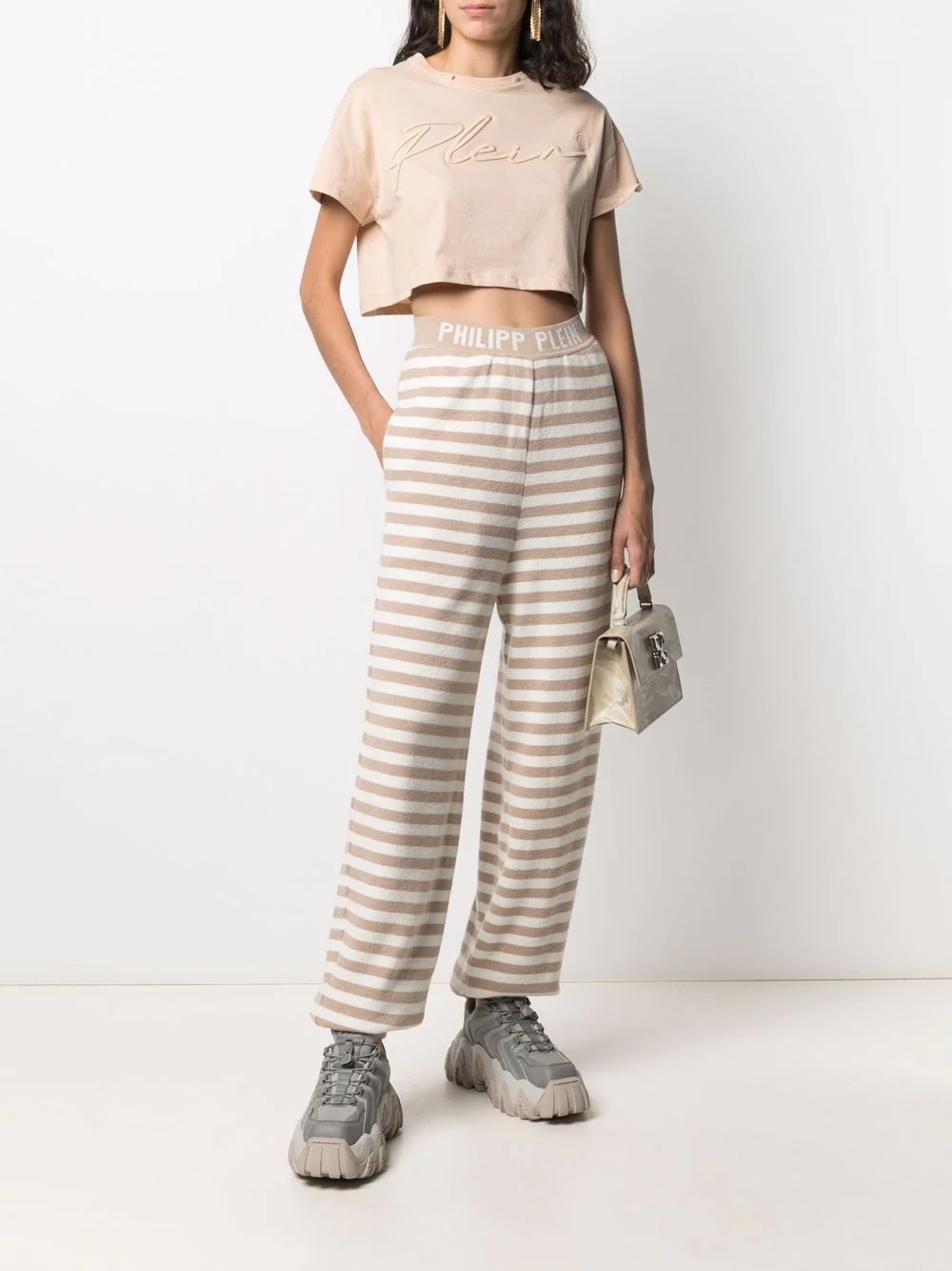 Mariner striped cashmere sweatpants - 2