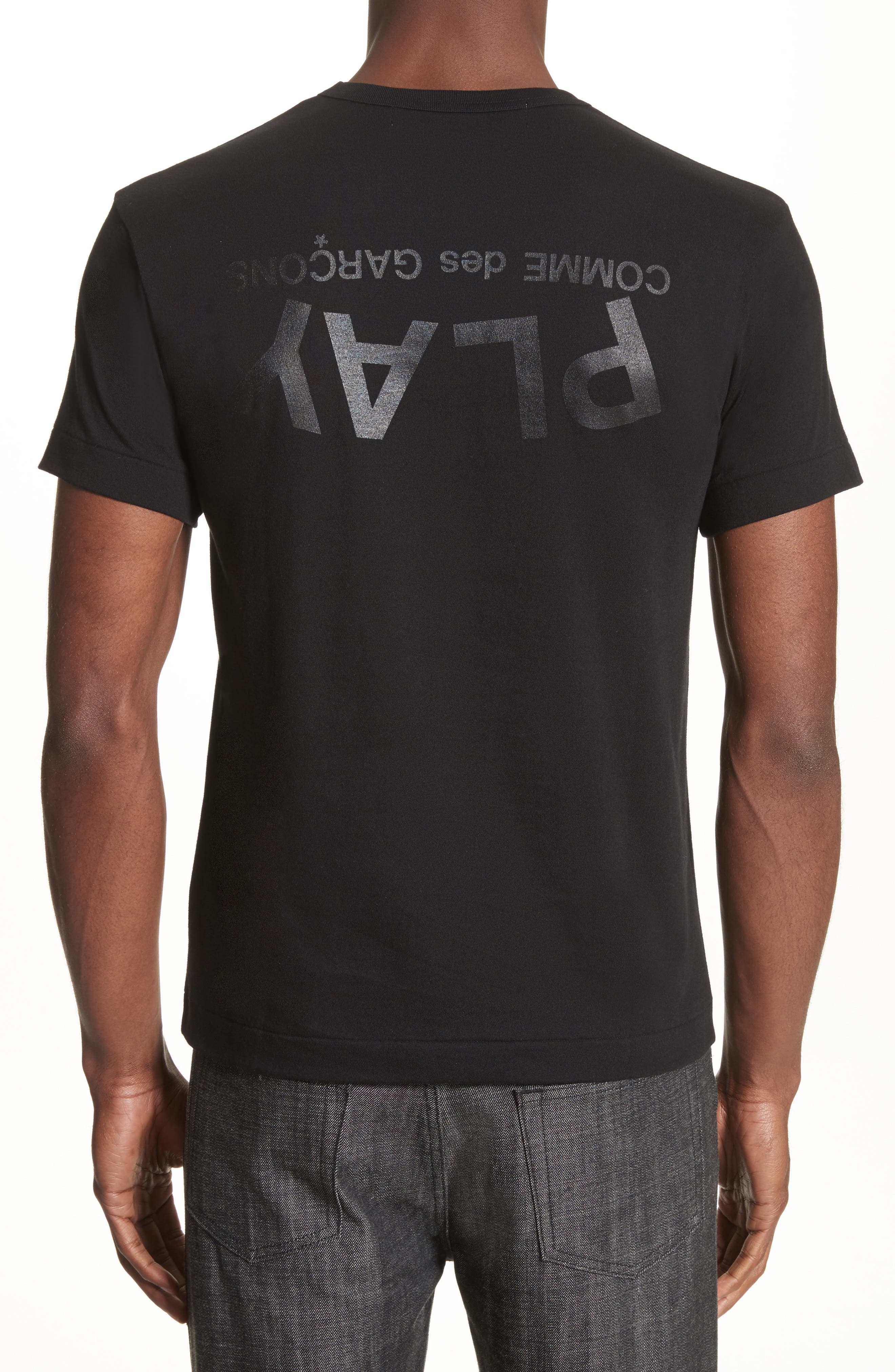 Comme des Garçons PLAY Graphic T-Shirt in Black at Nordstrom - 2