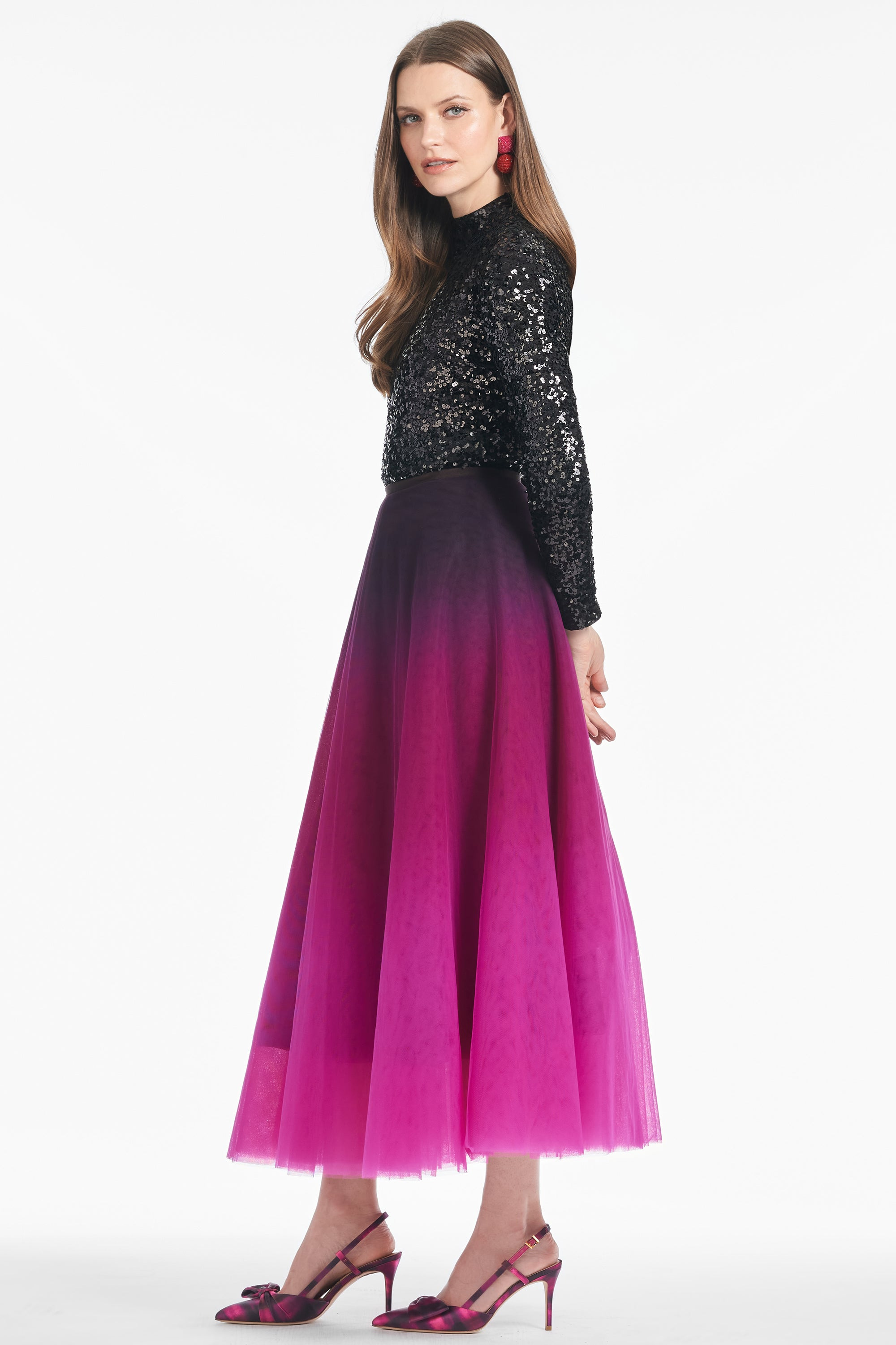Maxine Skirt - Plum Ombre - 3