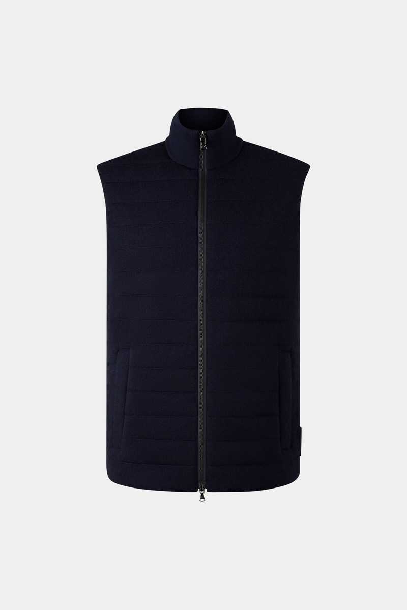 Lavin knitted vest in Navy blue 1