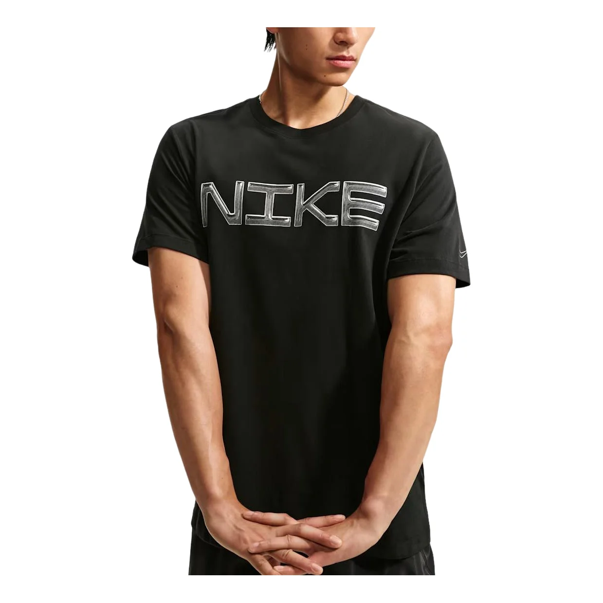 Nike Dri-FIT T-Shirt 'Black White' IM6135-010 - 1