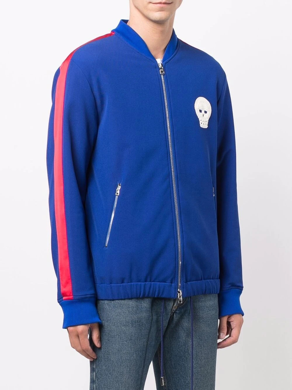 skull patch sports jacket - 3