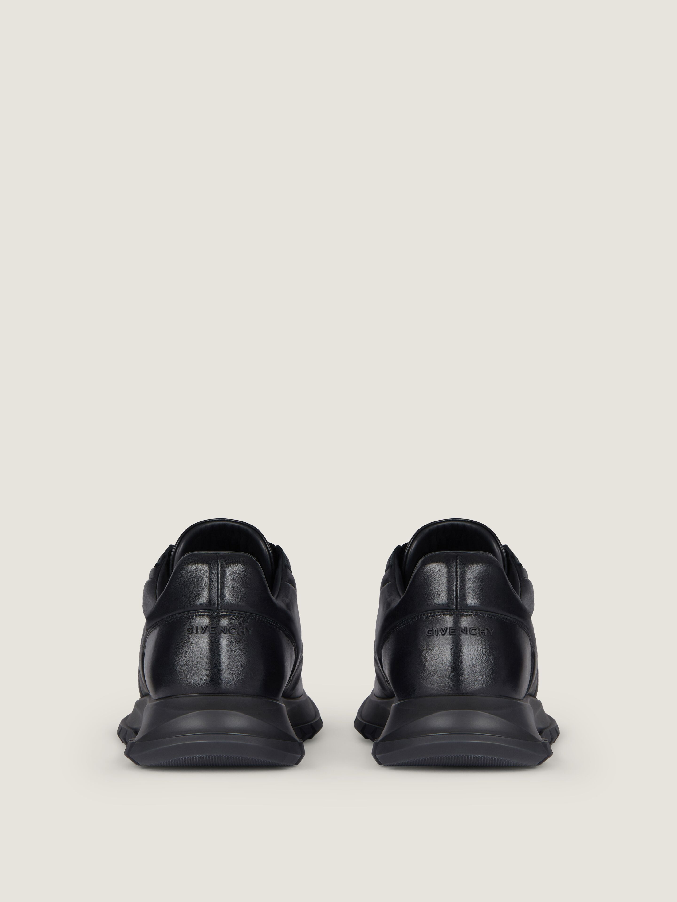 TRAINERS SNEAKERS IN SHINY PADDED LEATHER - 5