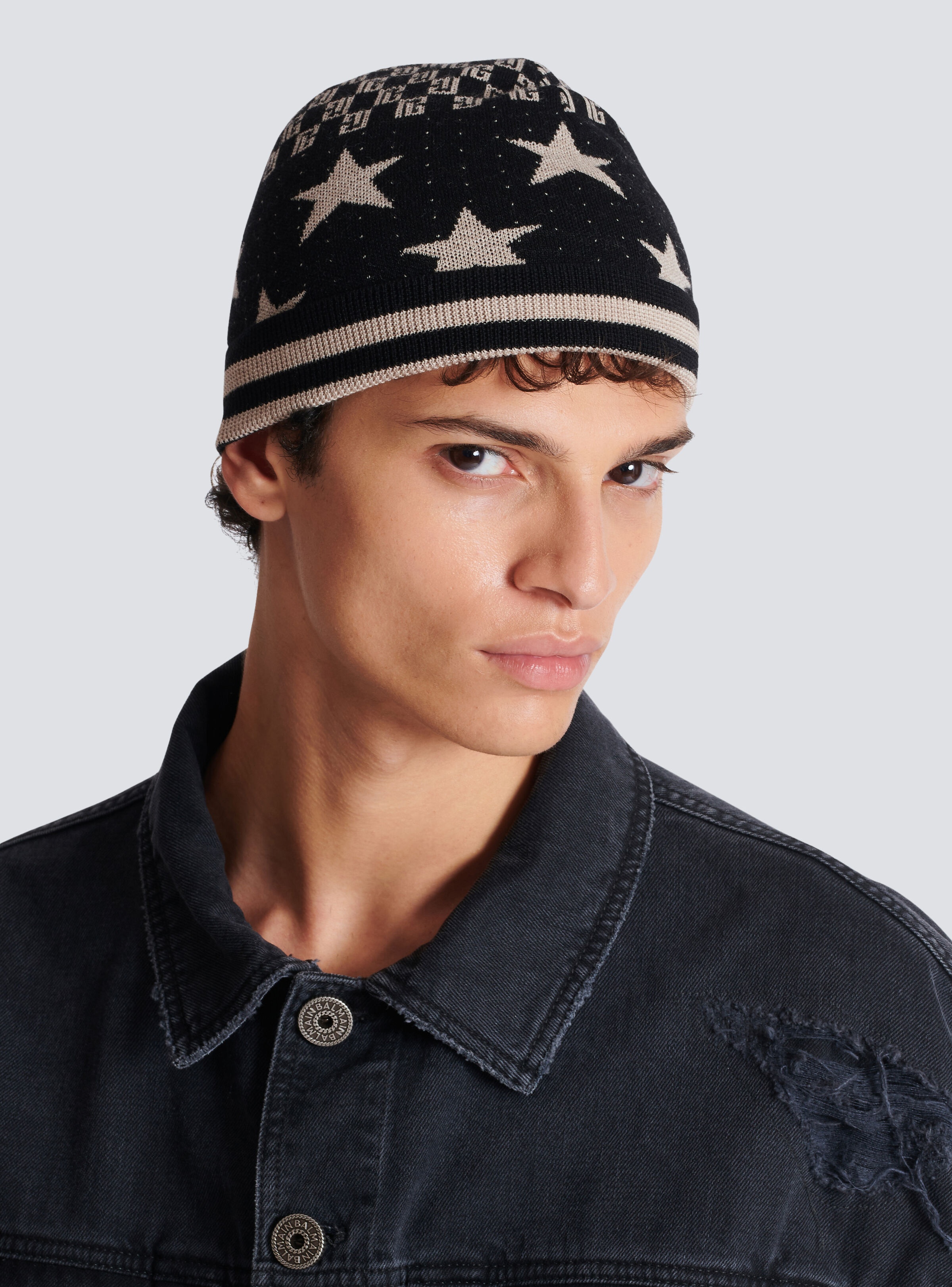 Mini monogram stars beanie - 4