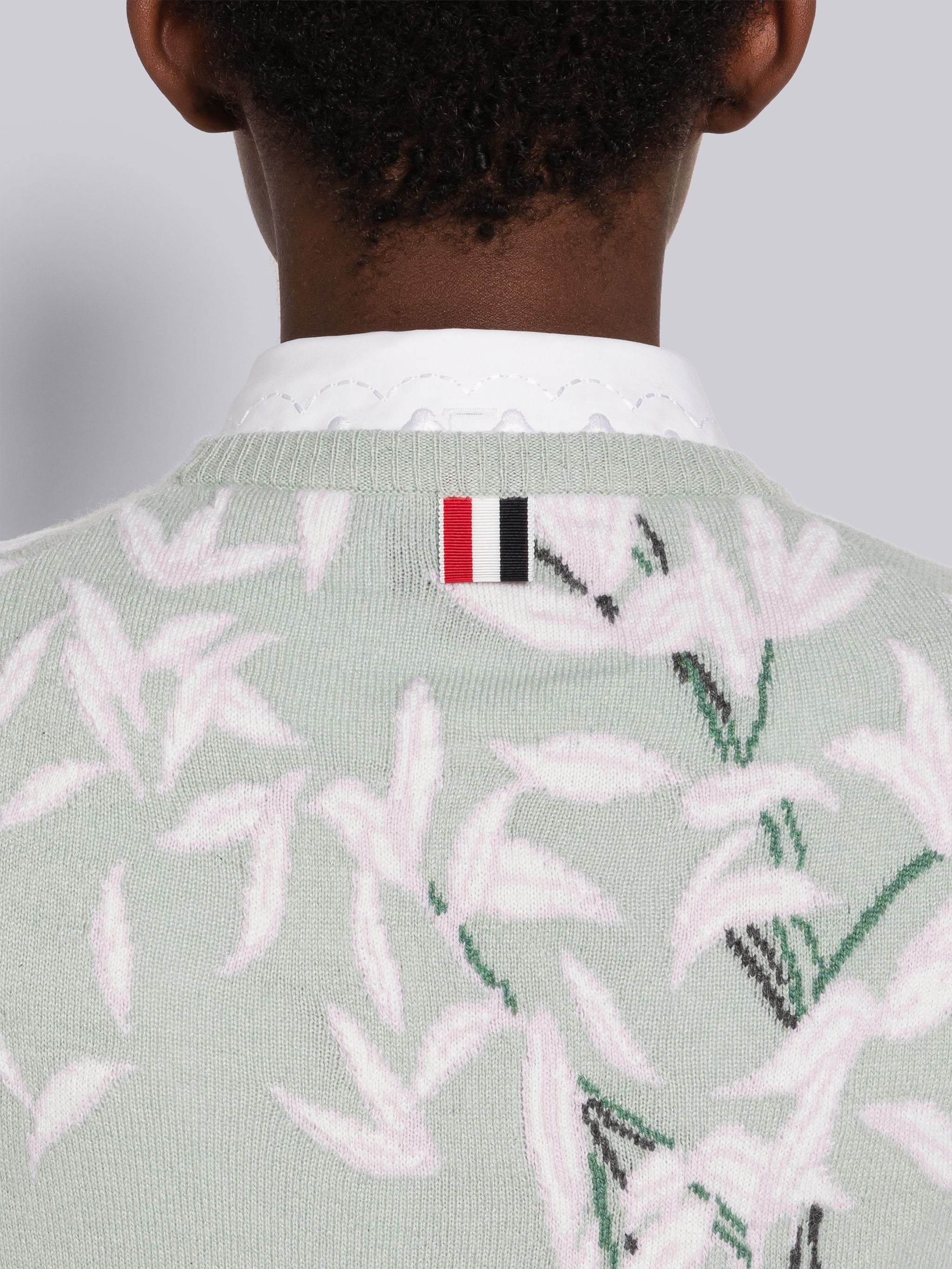 Toile Intarsia Cashmere Shell Top - 6