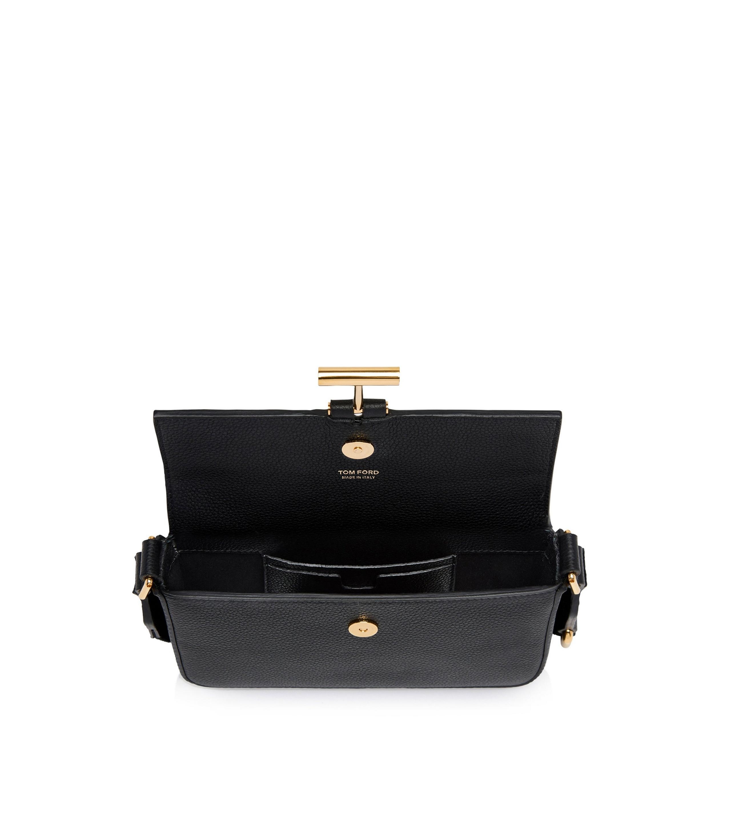 GRAIN LEATHER TARA MINI BAG ON STRAP - 4
