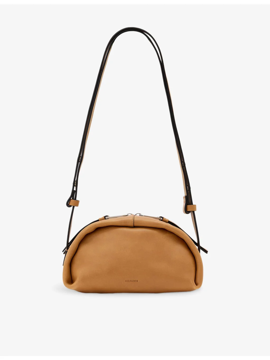 Rosalie Curved Leather Cross-Body Bag - 1