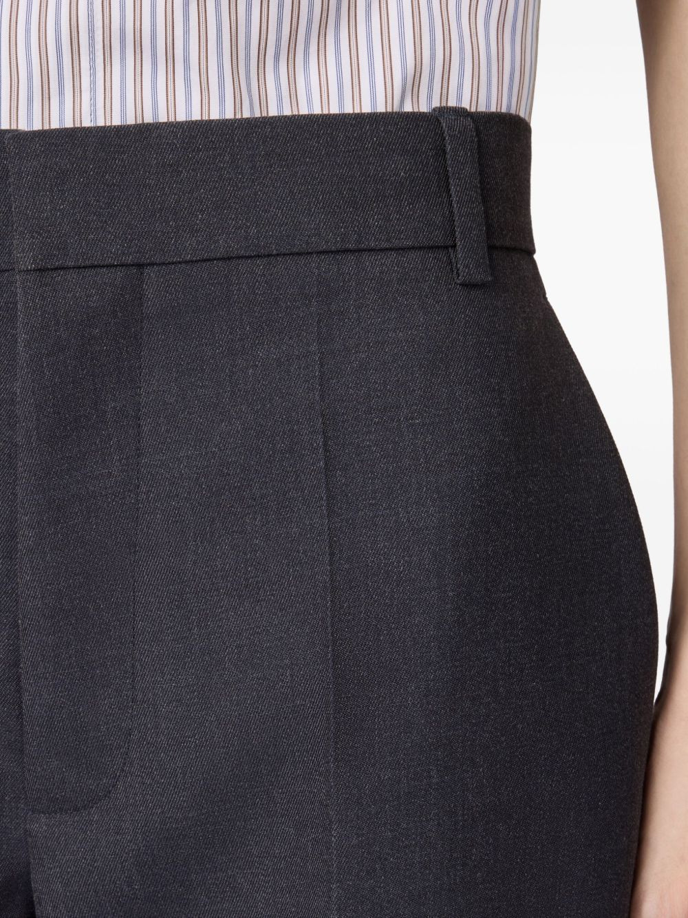 straight-leg tailored trousers - 5