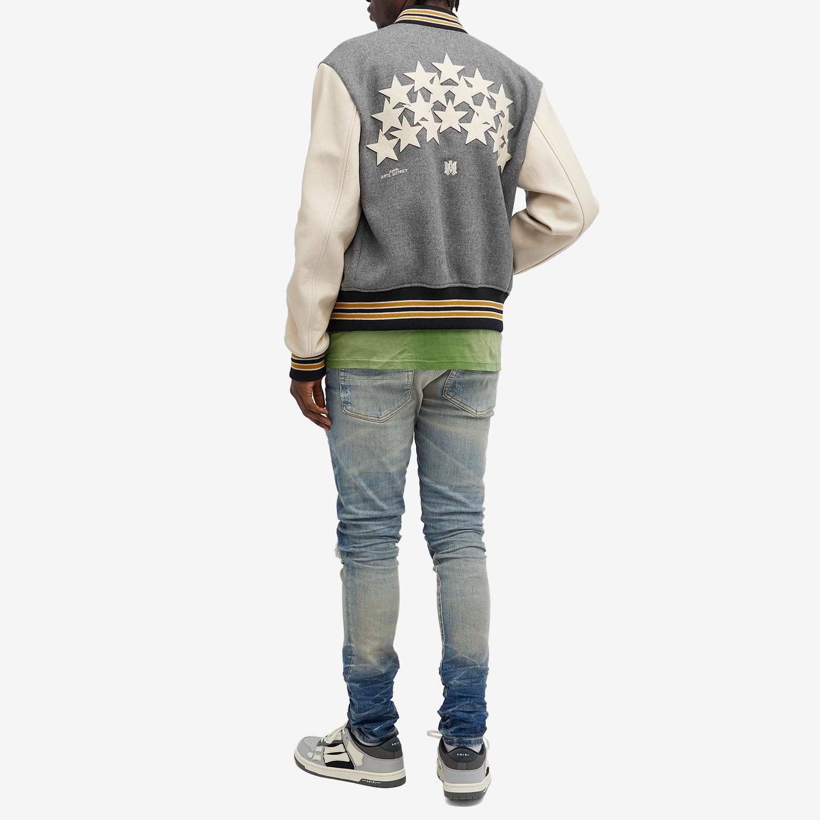 AMIRI Oversized Stars Varsity Jacket - 4