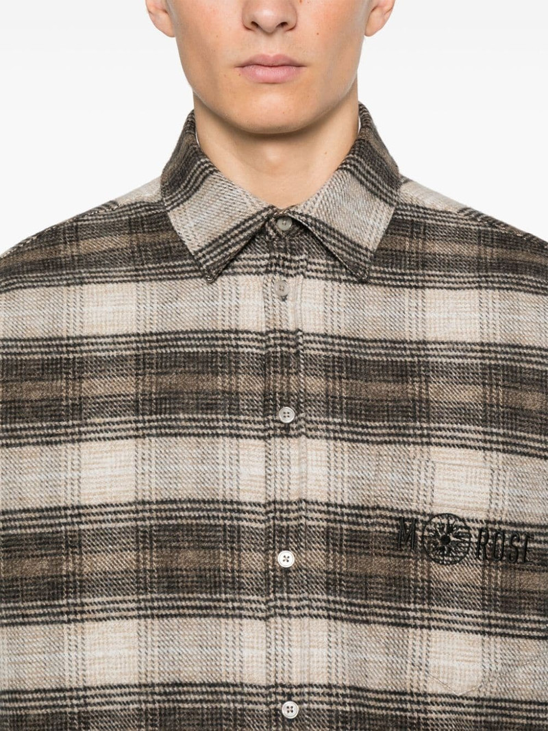 check-pattern overshirt 5