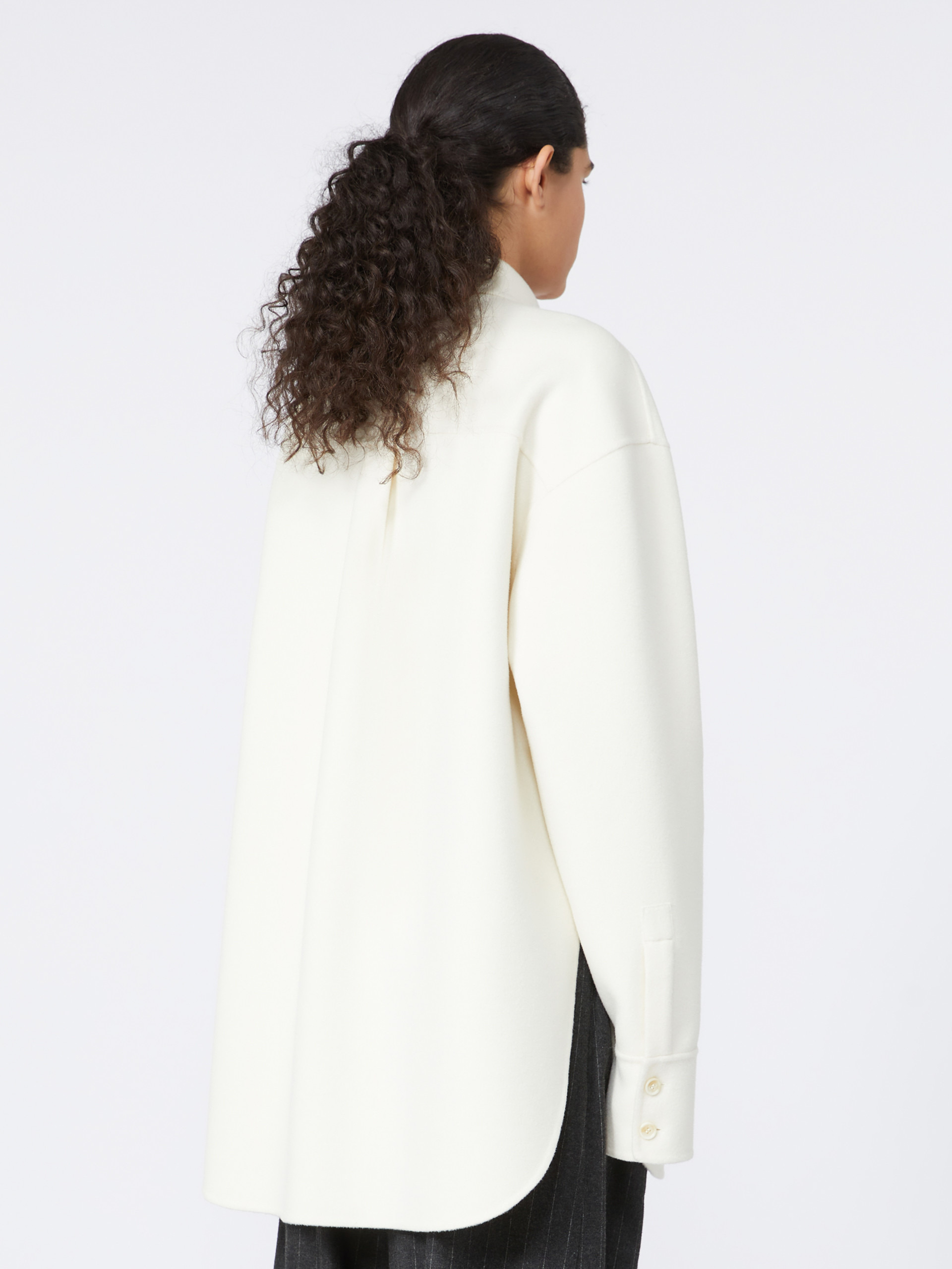 RIBER Oversized double cloth shirt - RUNWAY - 4