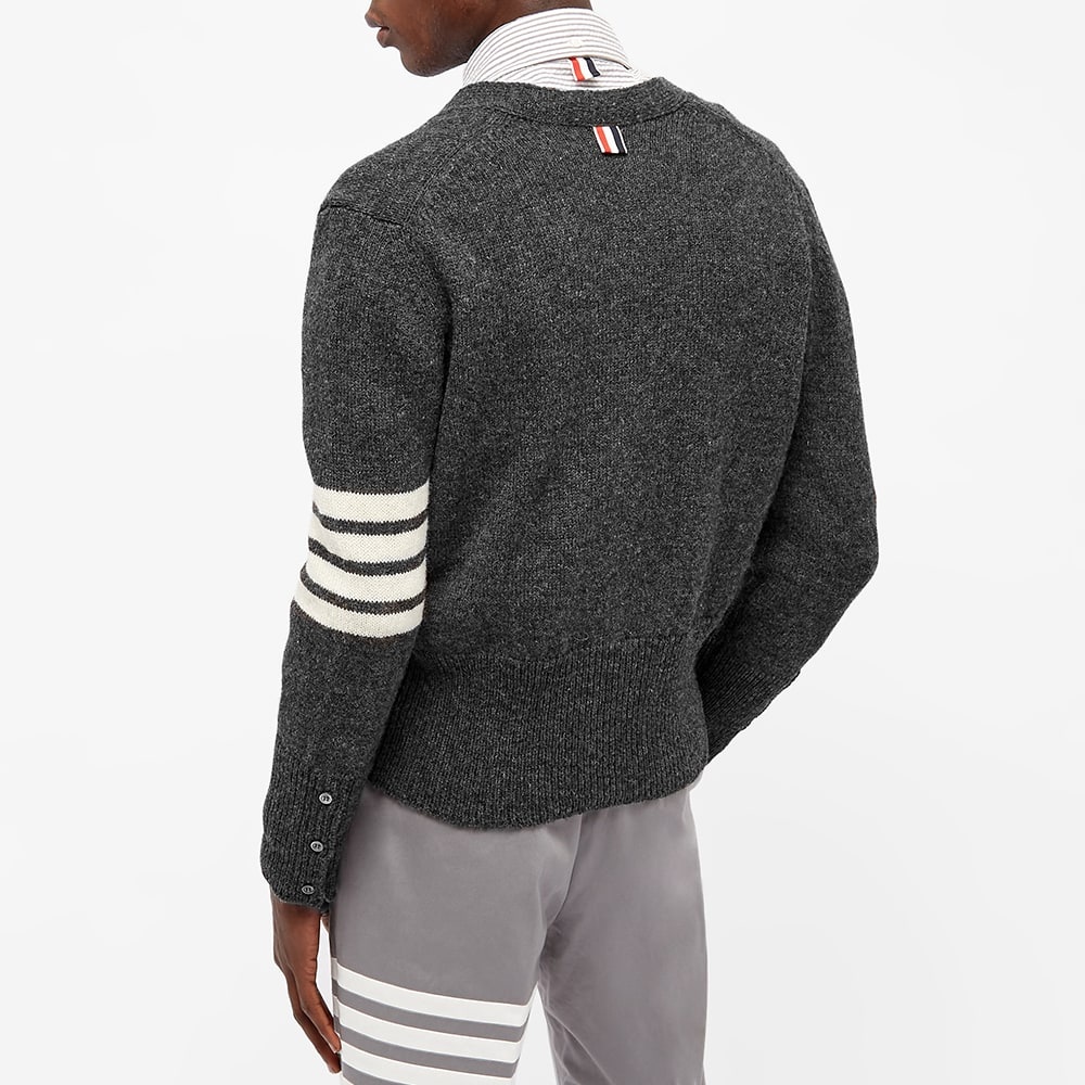 Thom Browne Arm Stripe Shetland Cardigan - 5