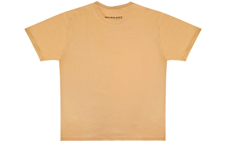 New Balance x Noritake Crossover Funny Pattern Printing Sports Round Neck Short Sleeve Turmeric T-Sh - 2