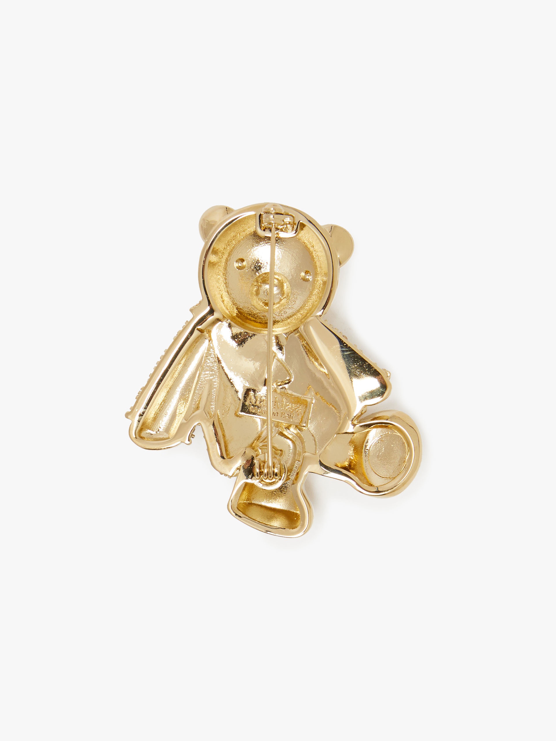 Metal teddy bear brooch - 2