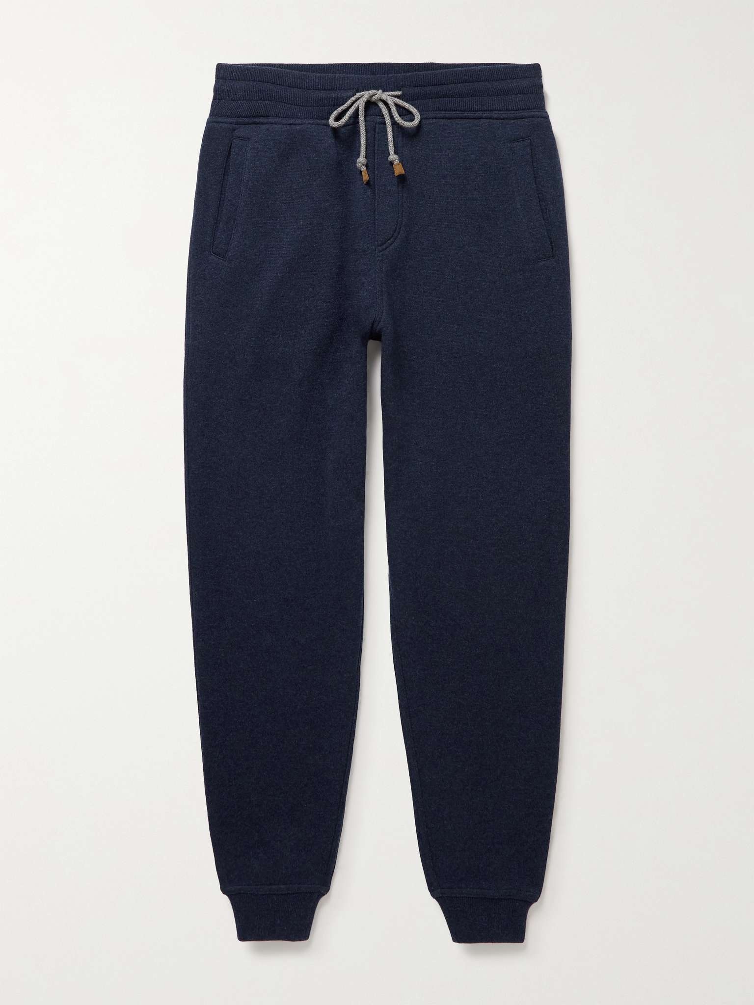 Tapered Virgin Wool-Blend Track Pants - 6