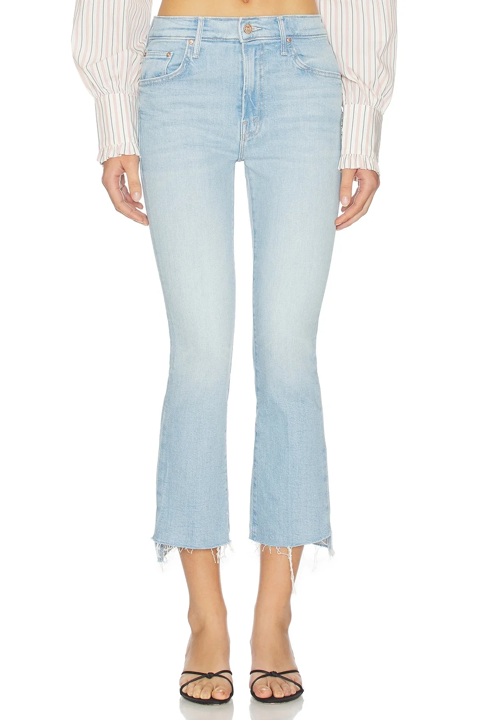 The Insider Crop Step Fray Jeans - 1