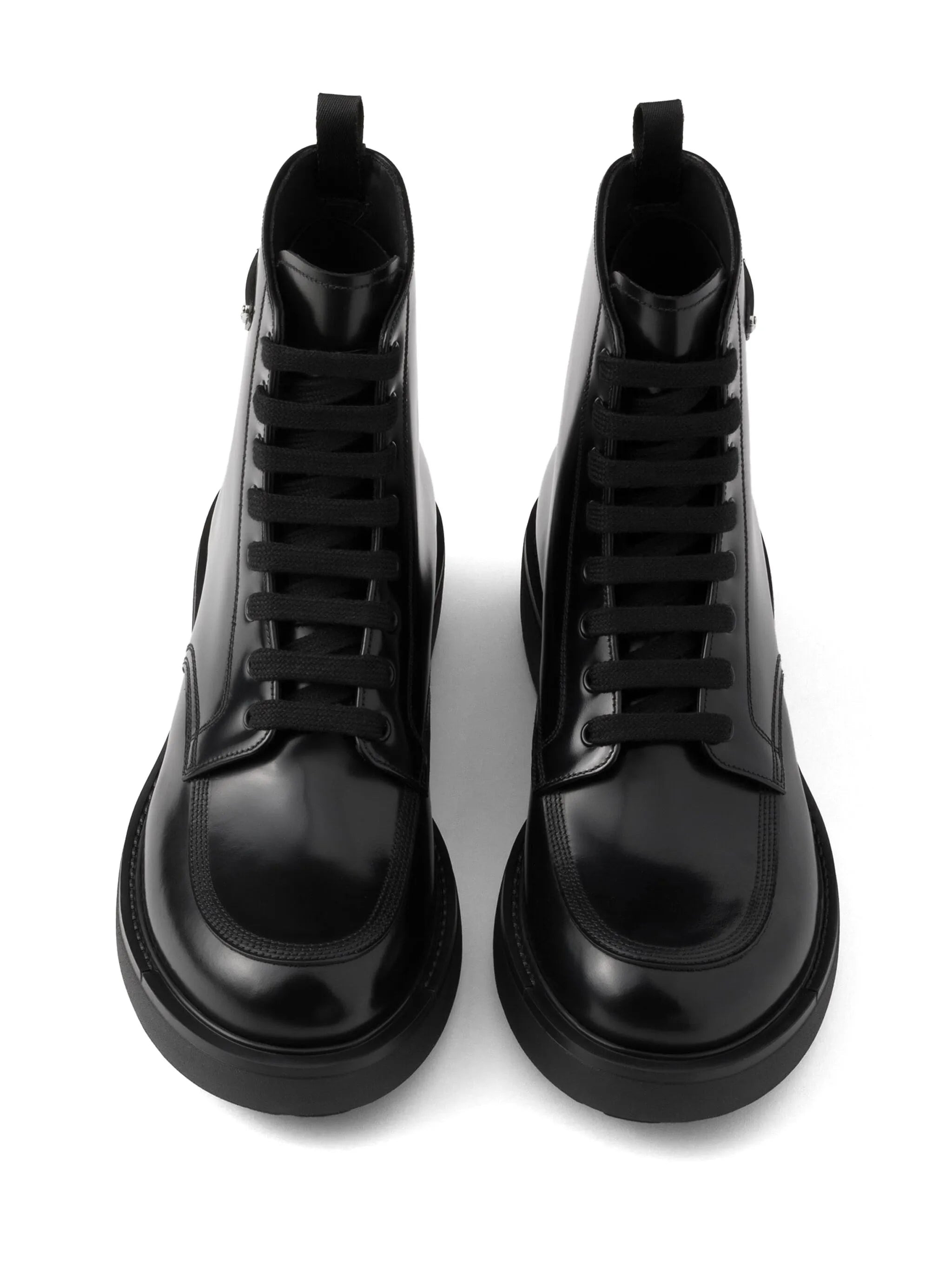 brushed-leather boots - 4
