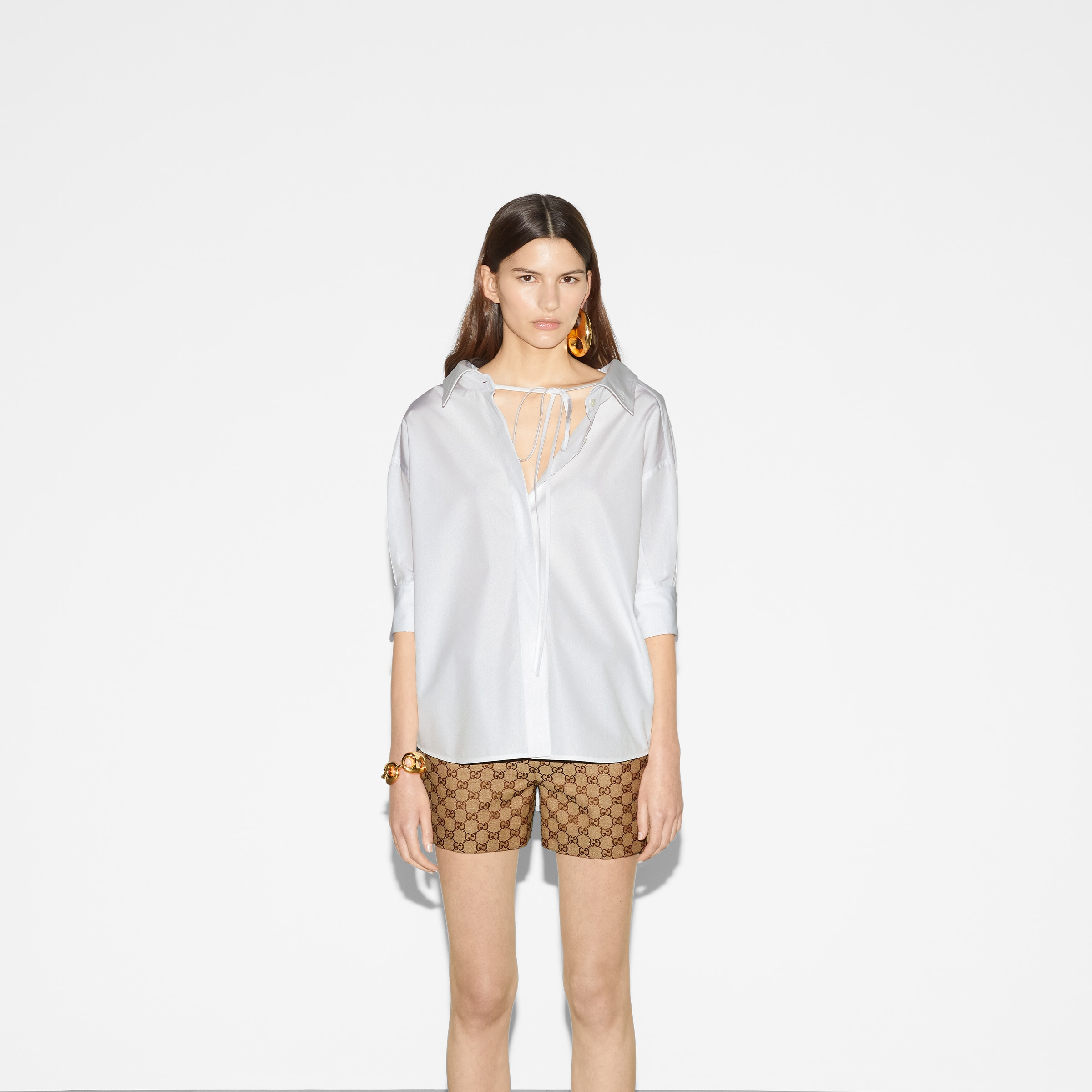 Heavy cotton poplin shirt - 3