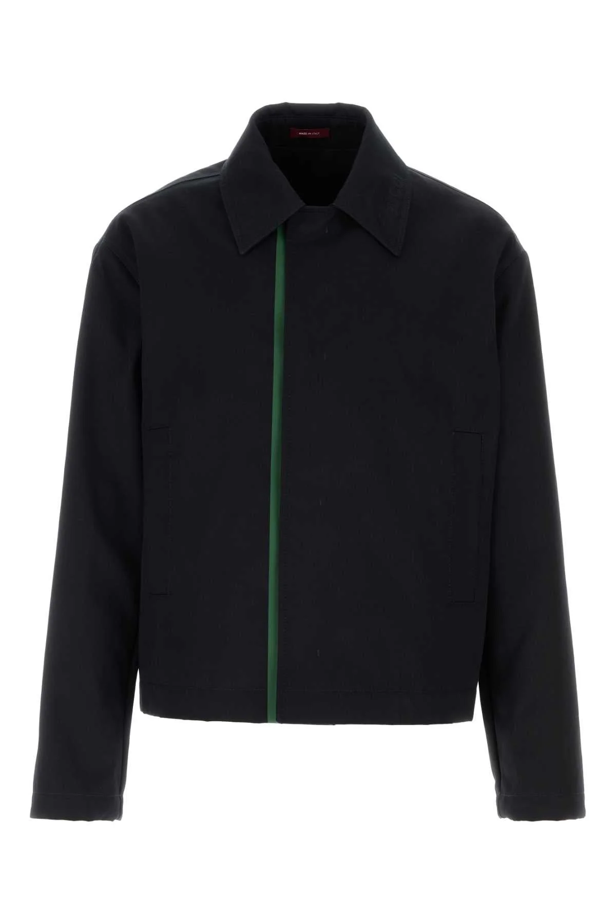 Gucci Men Midnight Blue Gabardine Jacket - 1