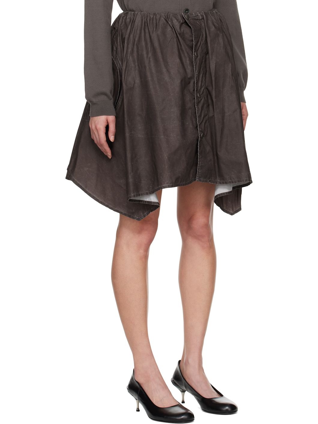 Brown Mainsail Miniskirt - 2