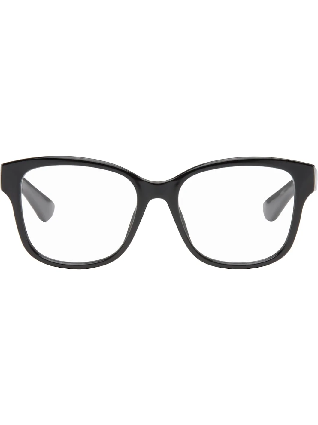 Black Large Square Acetate Glasses - 1