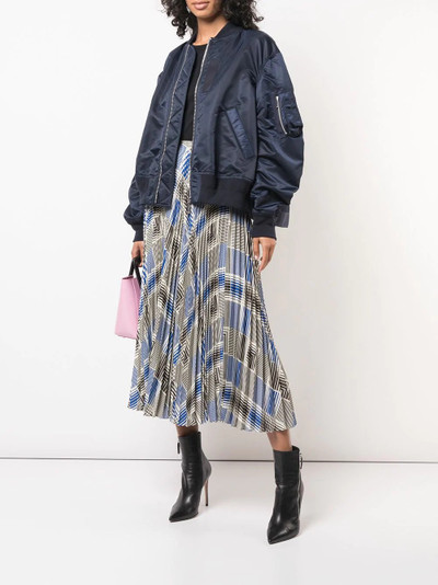 sacai oversized bomber jacket outlook